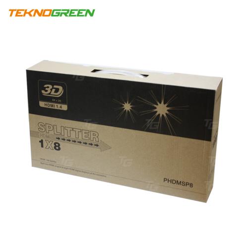 TEKNOGREEN THS-008 8 Port Hdmi v1.4 3D Splitter - Switch ürünleri tekmarshop.com'da